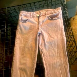 American Eagle rose pink jegging jeans.